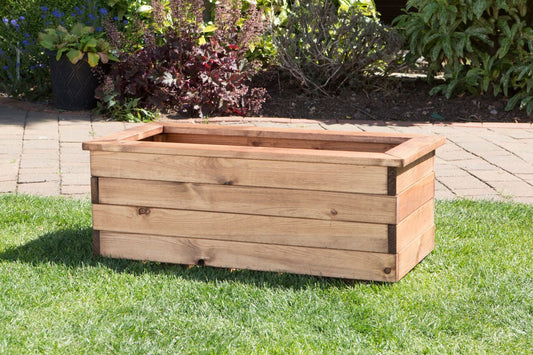 Charles Taylor Trading Large Wooden Trough Set 1 pc Brown
