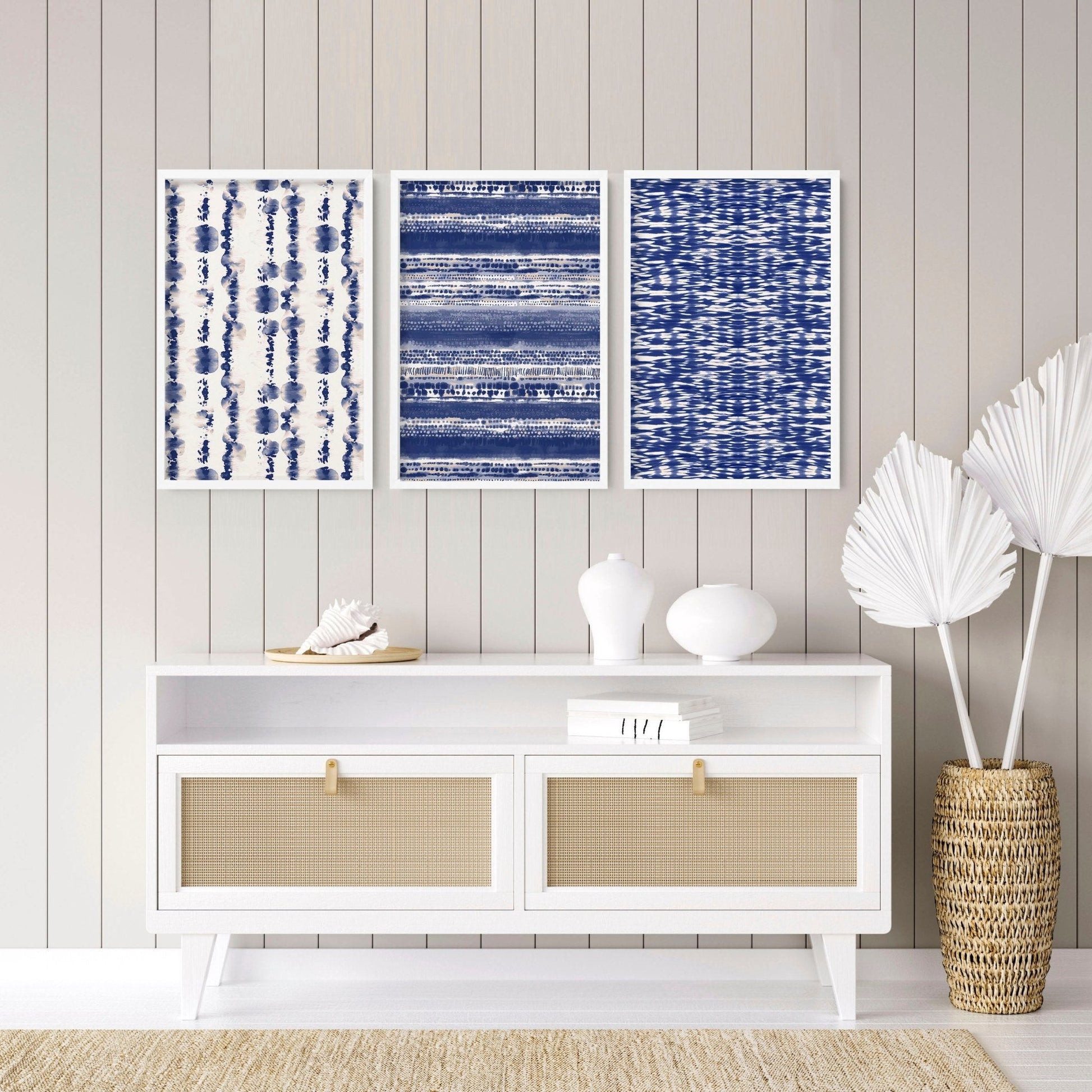 Beach Art | Set of 3 framed wall art prints