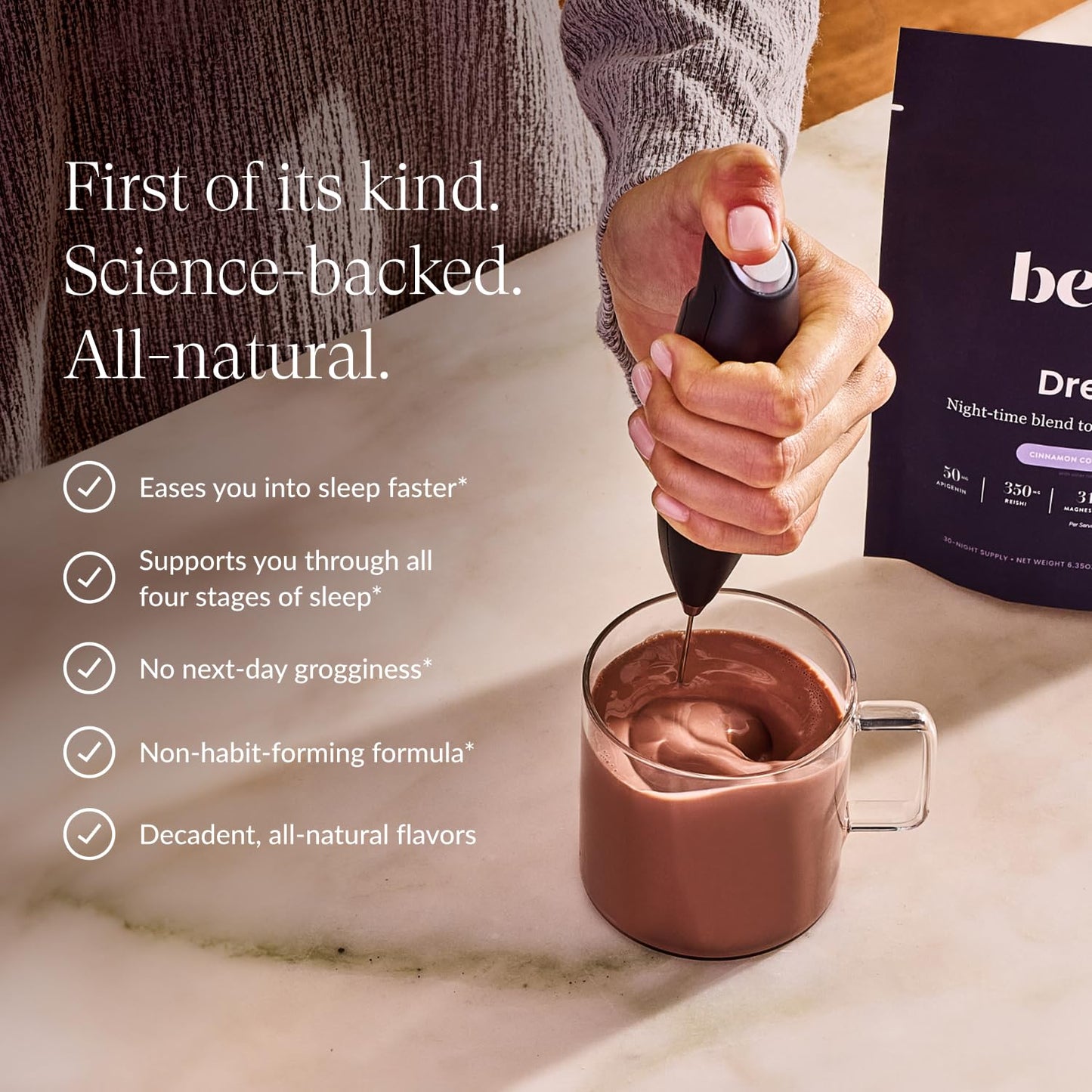 Beam Dream Sleep Powder – L-Theanine, Apigenin, Reishi & Magnesium
