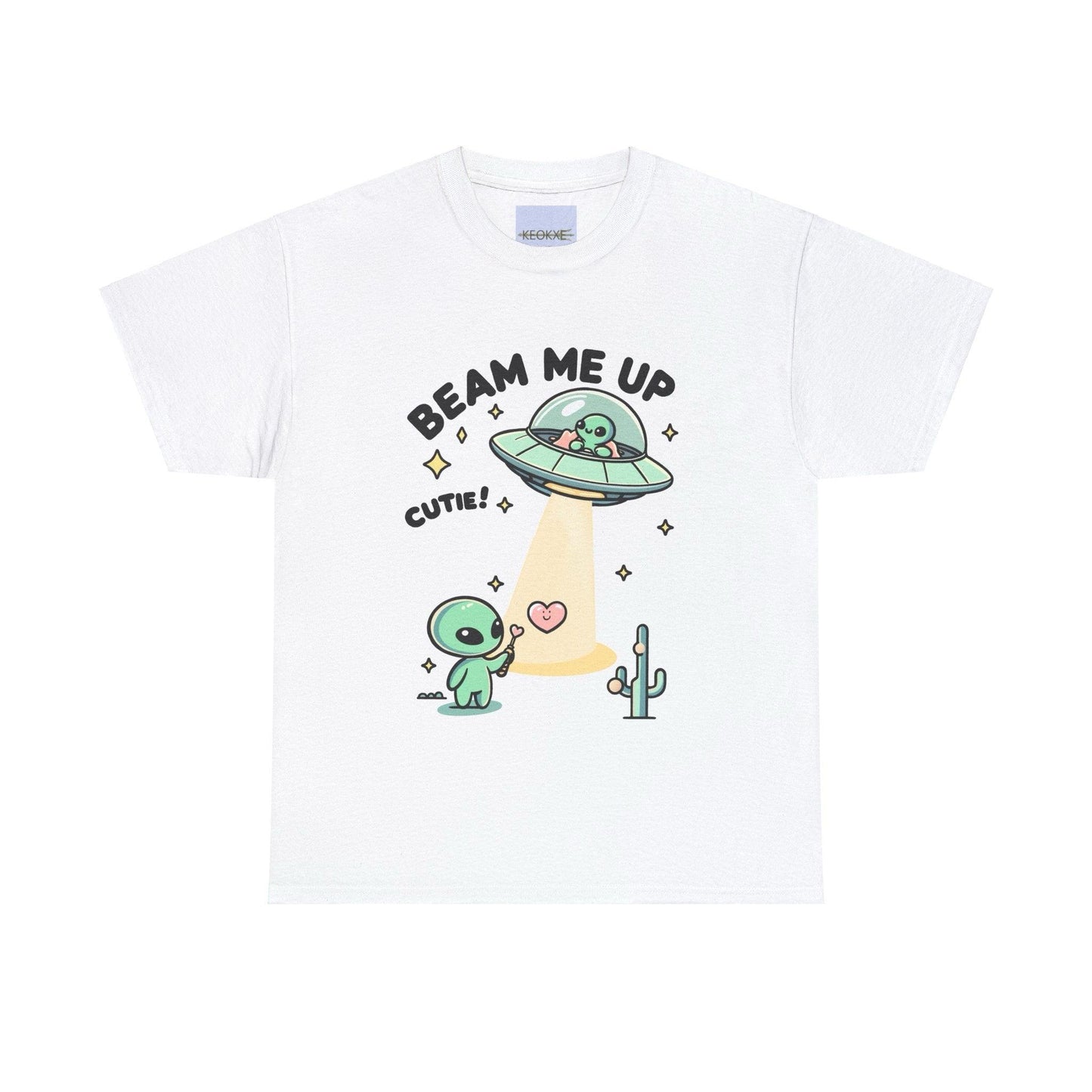 Beam Me Up, Cutie T-Shirt – Alien Love Space Tee