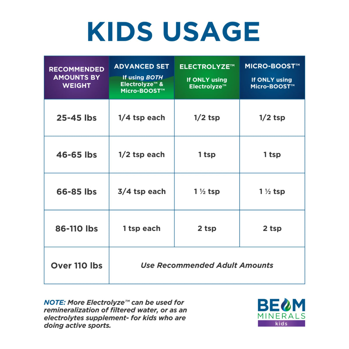 BEAM Minerals Micro-Boost & Electrolyze – Bioavailable Electrolyte & Micronutrient Set
