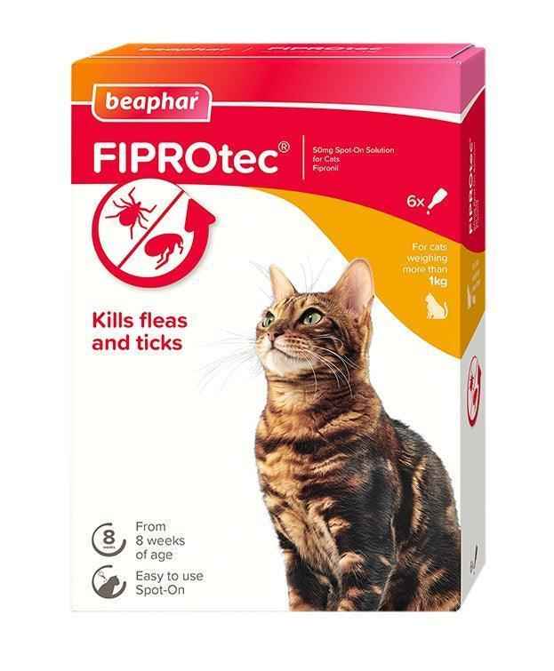Beaphar FIPROtec Cat 6 pipettes