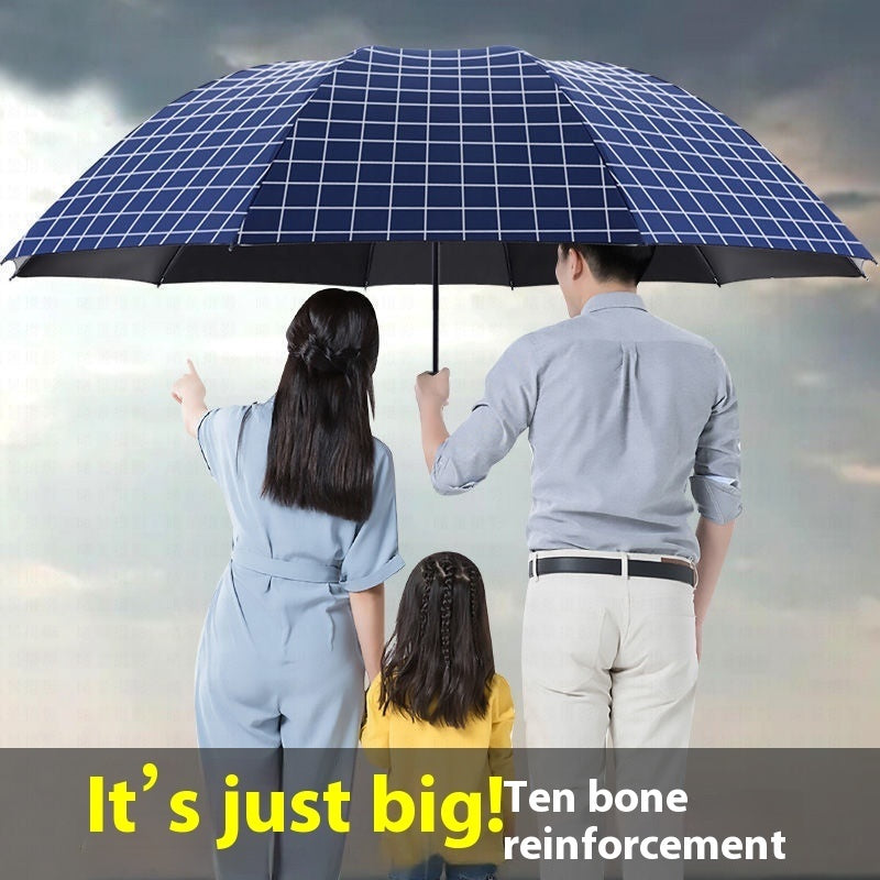 Ten-bone Large Folding Umbrella