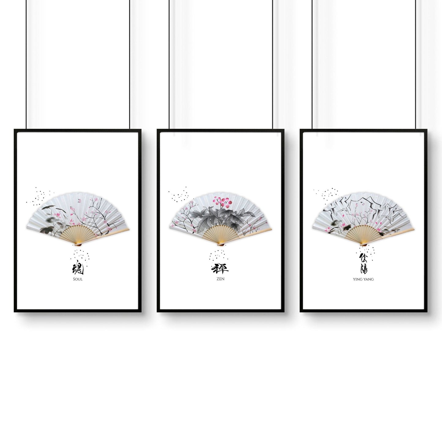 Bedroom Framed Prints | Set of 3 wall art prints