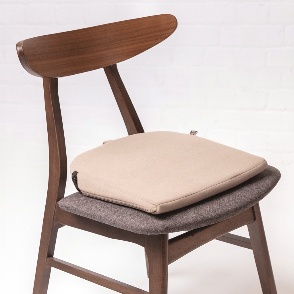 Seat Wedge Cushion for Car & Office Chair with Adjustable Strap