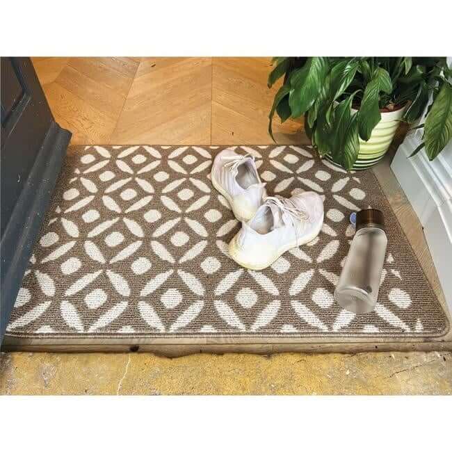 Washable Mat and Runners Geometric Design