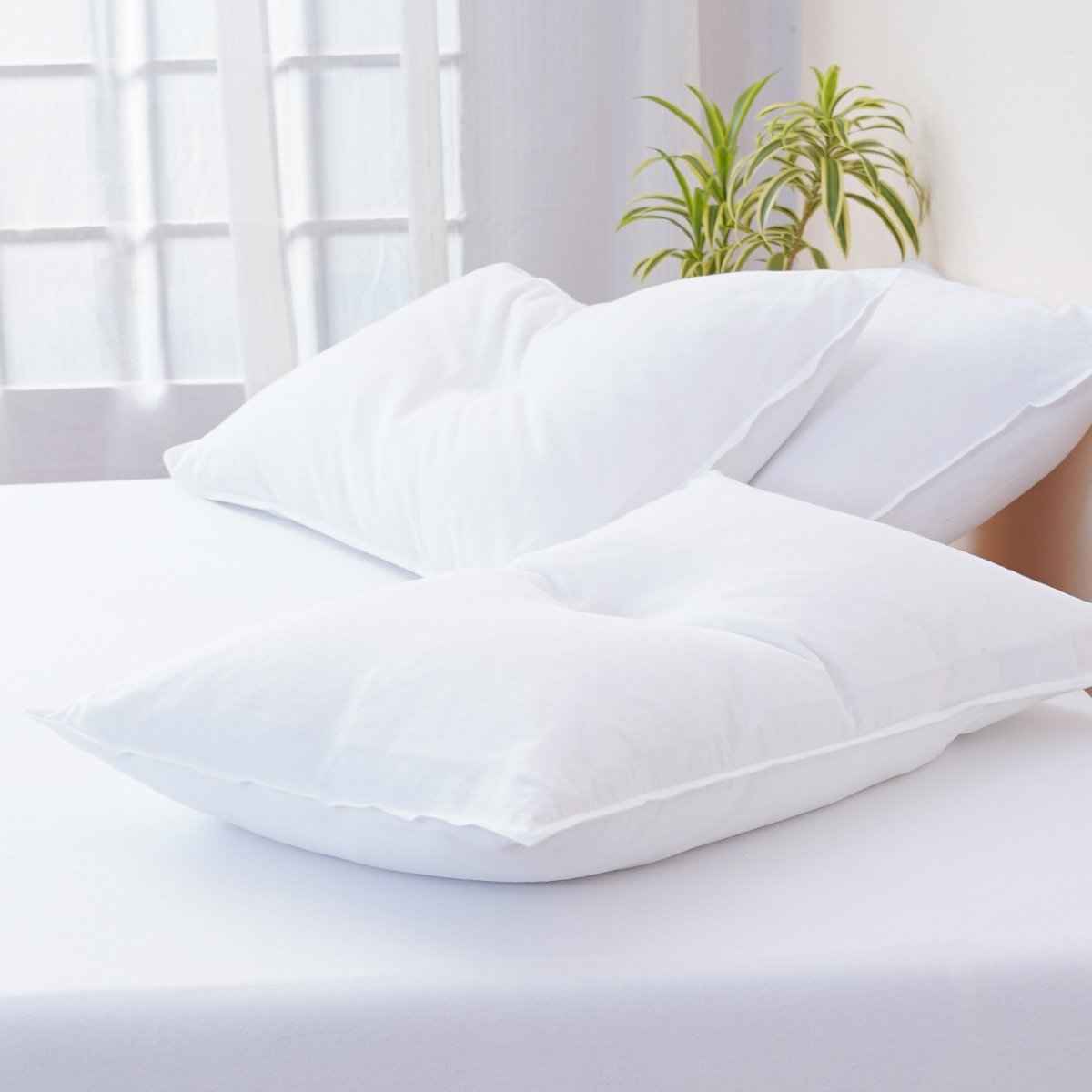 Bella Flannelette (Brushed Cotton) - White Pillowcases Pair