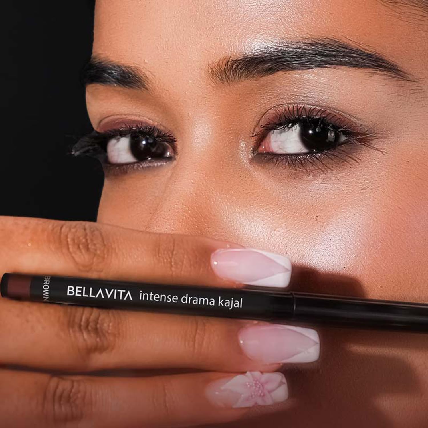 BELLAVITA Black Matte Waterproof Eyeliner | Smudge-Proof | Biotin Enriched