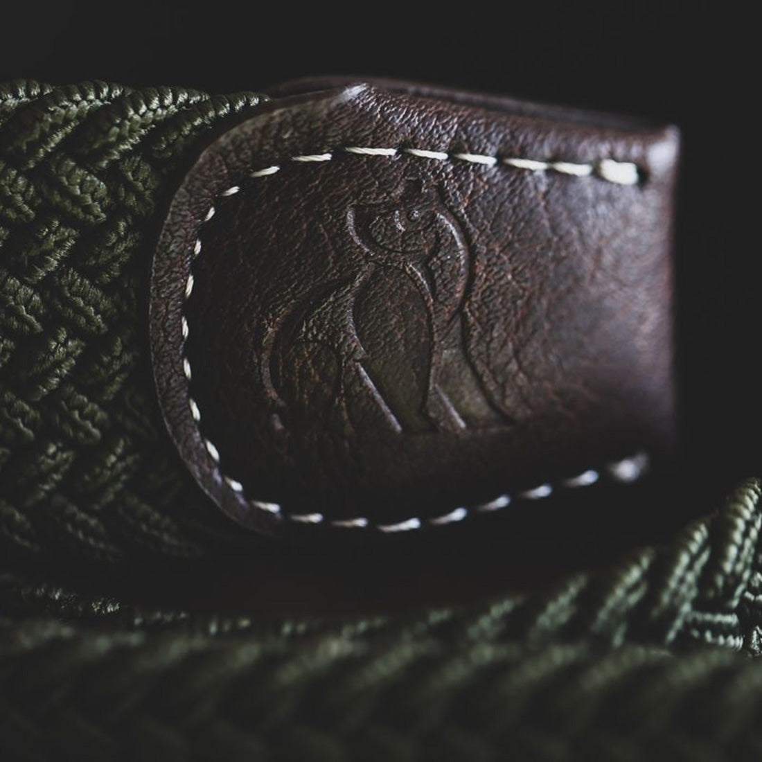 Woven Belt - Tangerine Orange