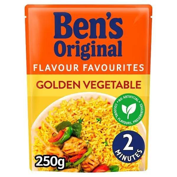 Bens Original Golden Vegetable Microwave Rice (Case of 6)
