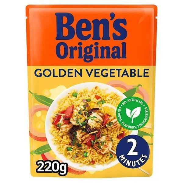 Bens Original Golden Vegetable Microwave Rice (Case of 6)