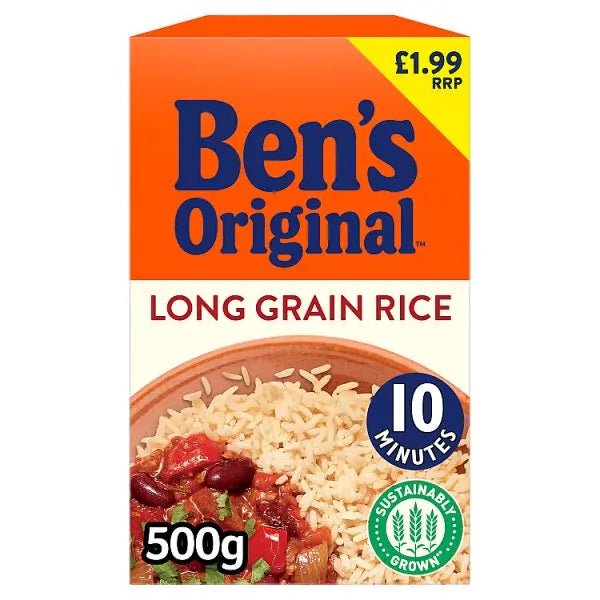 Ben's Original Long Grain Rice 500g (Case of 6)