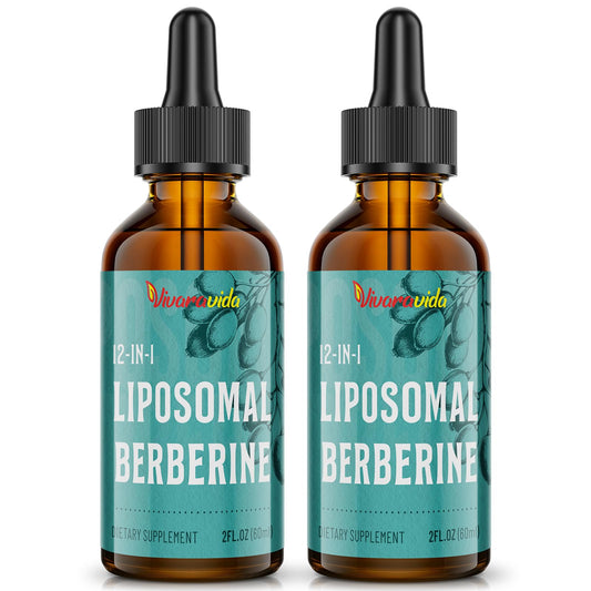 Vivaravida Berberine HCl Drops 3000 mg | Liposomal Berberine HCl Liquid