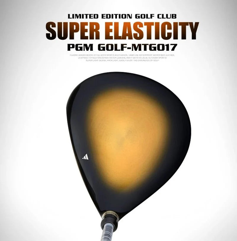 Best Golf Club for Men - Special Custom Aluminium Black/Golden PGM Anniversary Driver MTG017