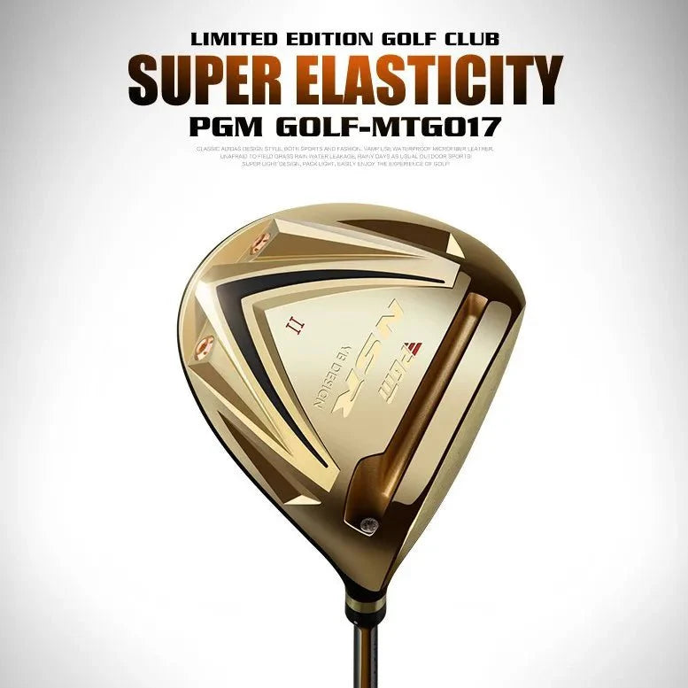 Best Golf Club for Men - Special Custom Aluminium Black/Golden PGM Anniversary Driver MTG017