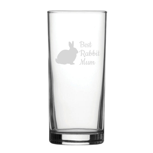 Best Rabbit Dad - Engraved Novelty Hiball Glass