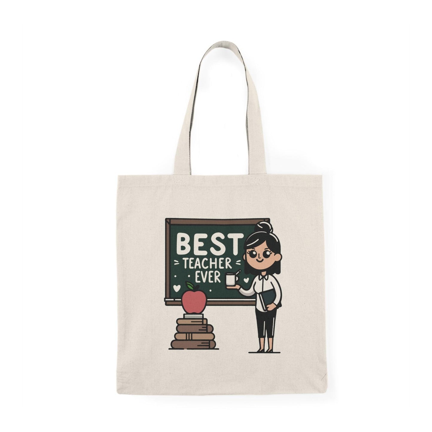 Best Teacher Ever Tote Bag – Eco-Friendly Gift for Educators