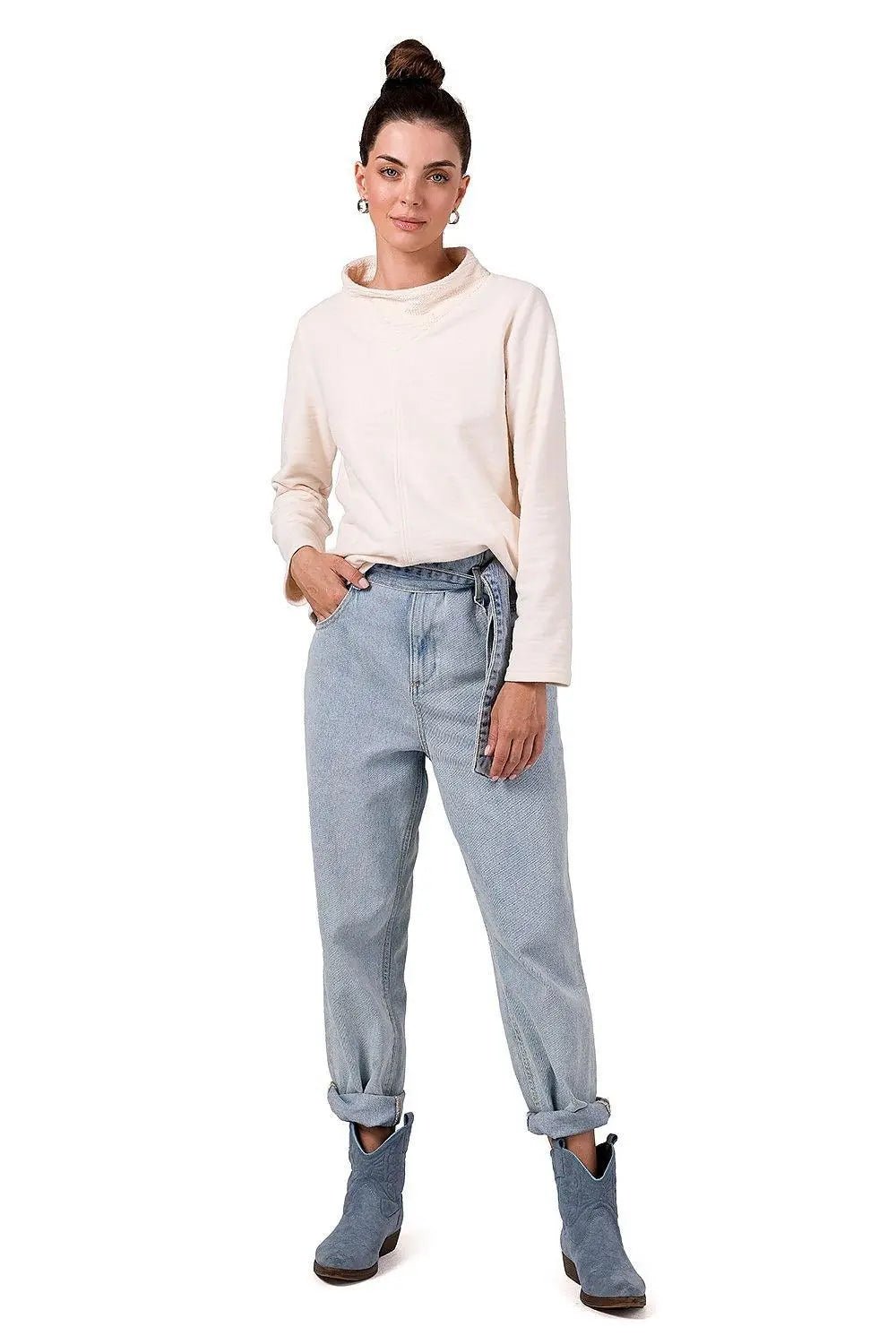 BeWear womens turtleneck sweatshirt