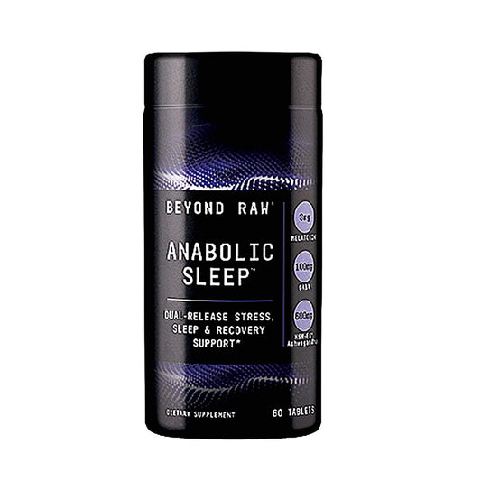 BEYOND RAW Anabolic Sleep — Dual-Release Sleep, Stress & Recovery Support, 60 Count