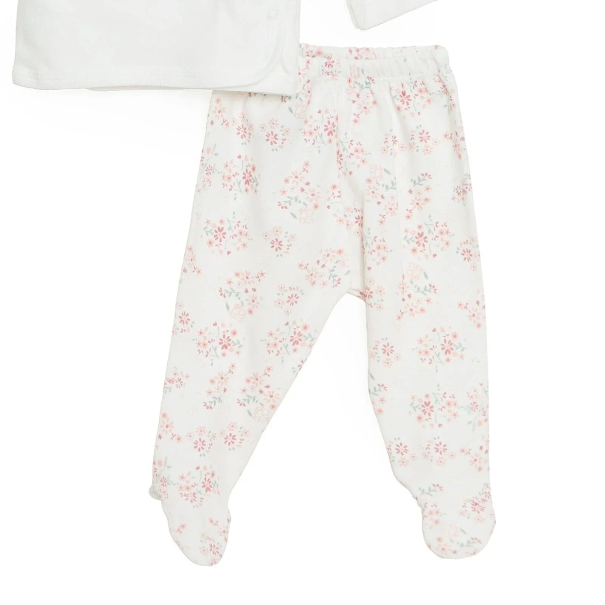 Aziz Bebe 5 Piece Bunny Embroidered Envelope Neck Baby Hospital Bag Set (Newborn)