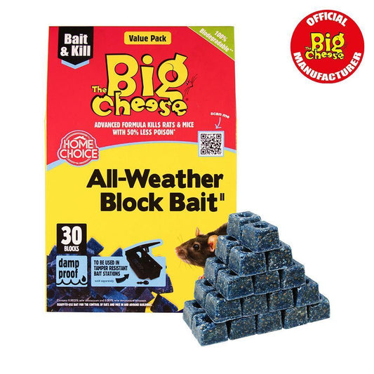 The Big Cheese All Weather Bait2 Block 10g - Case of 30