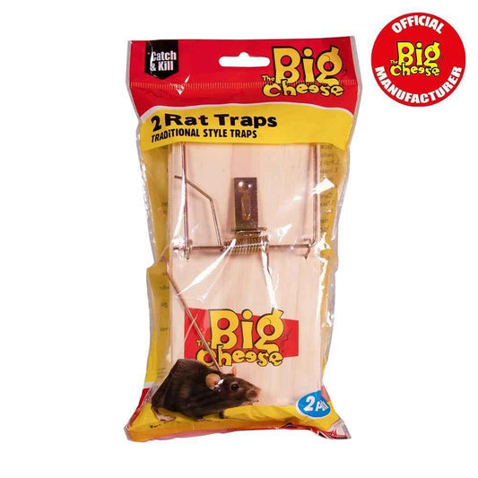 Big Cheese Wooden Rat Trap 2pack