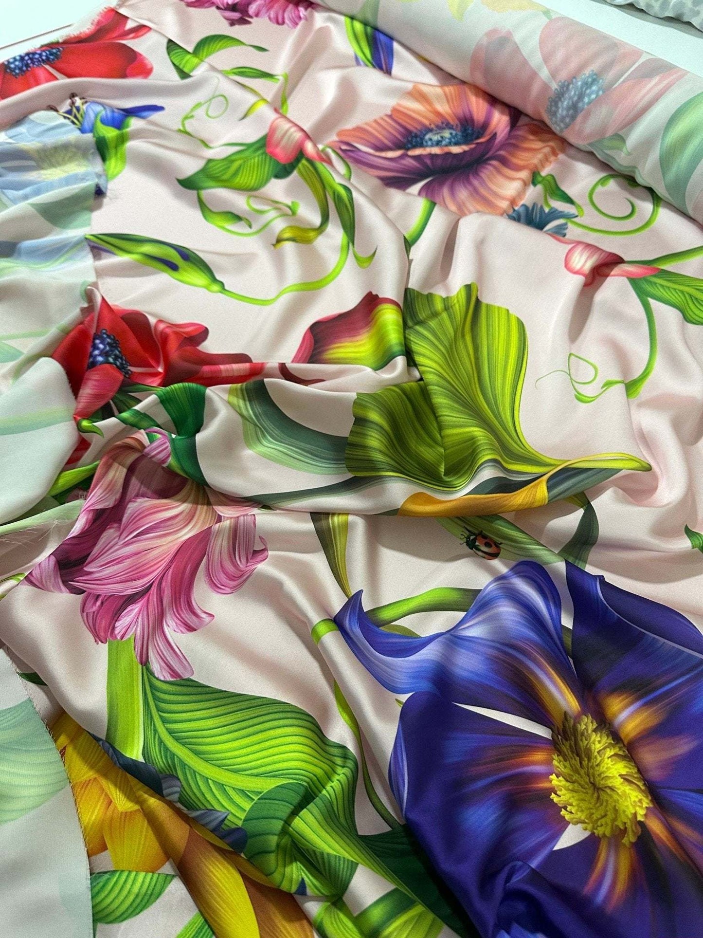 Tropical Floral Fabric by Metre
