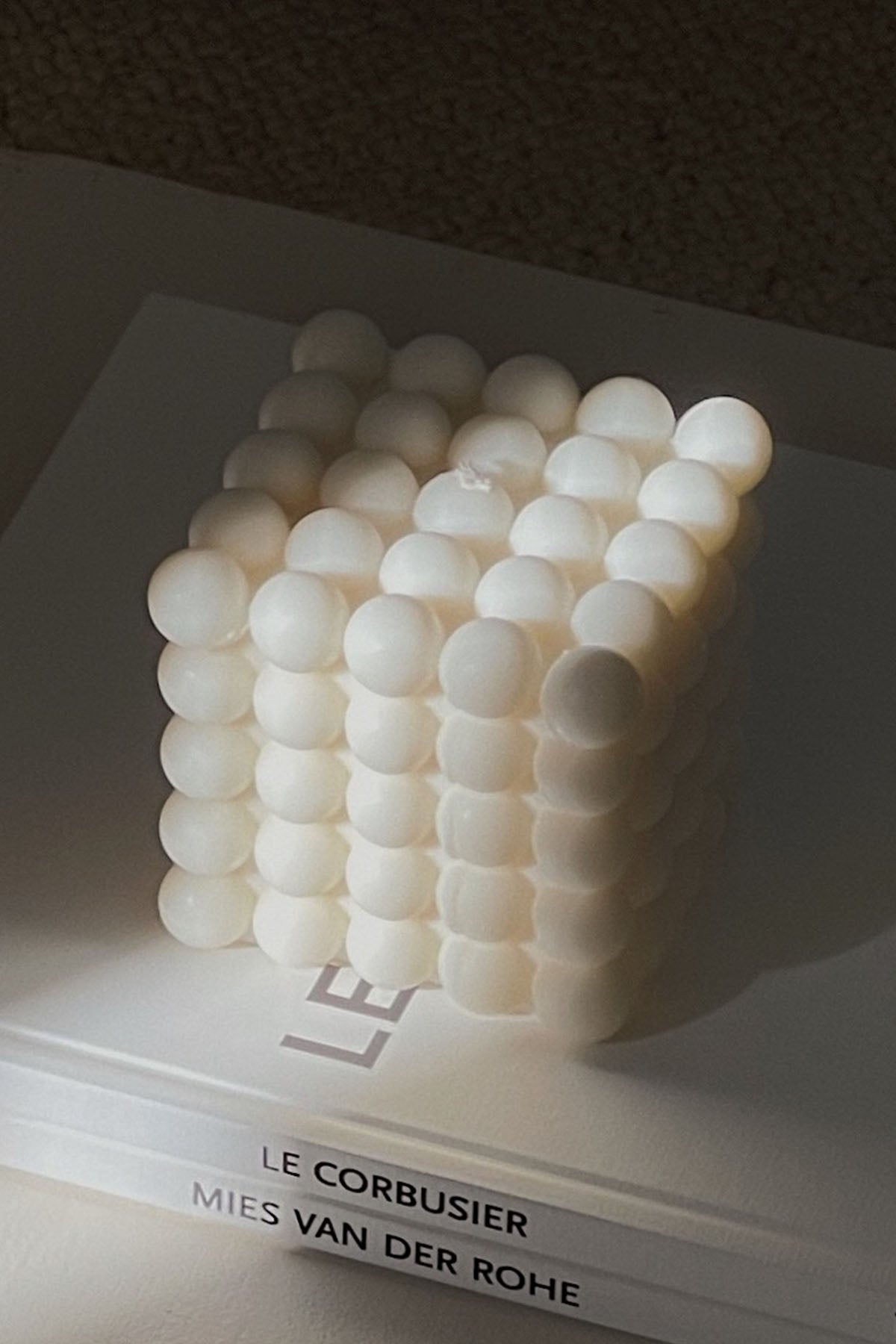 Large Bubble Candle