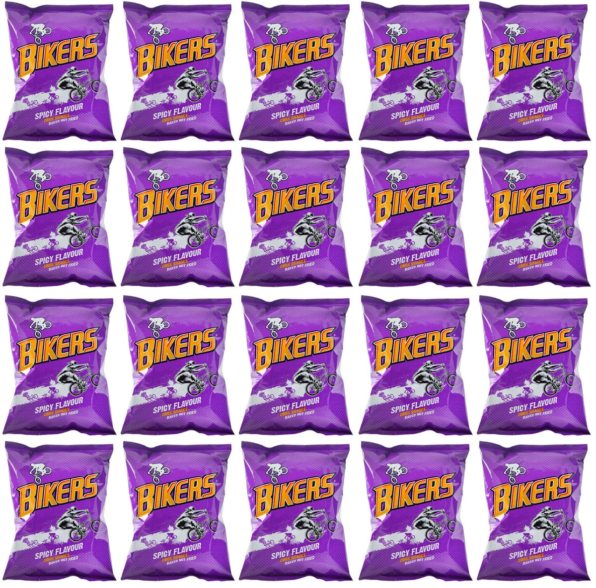 20 x Golden Wonder Spicy Bikers Snacks - 45GM