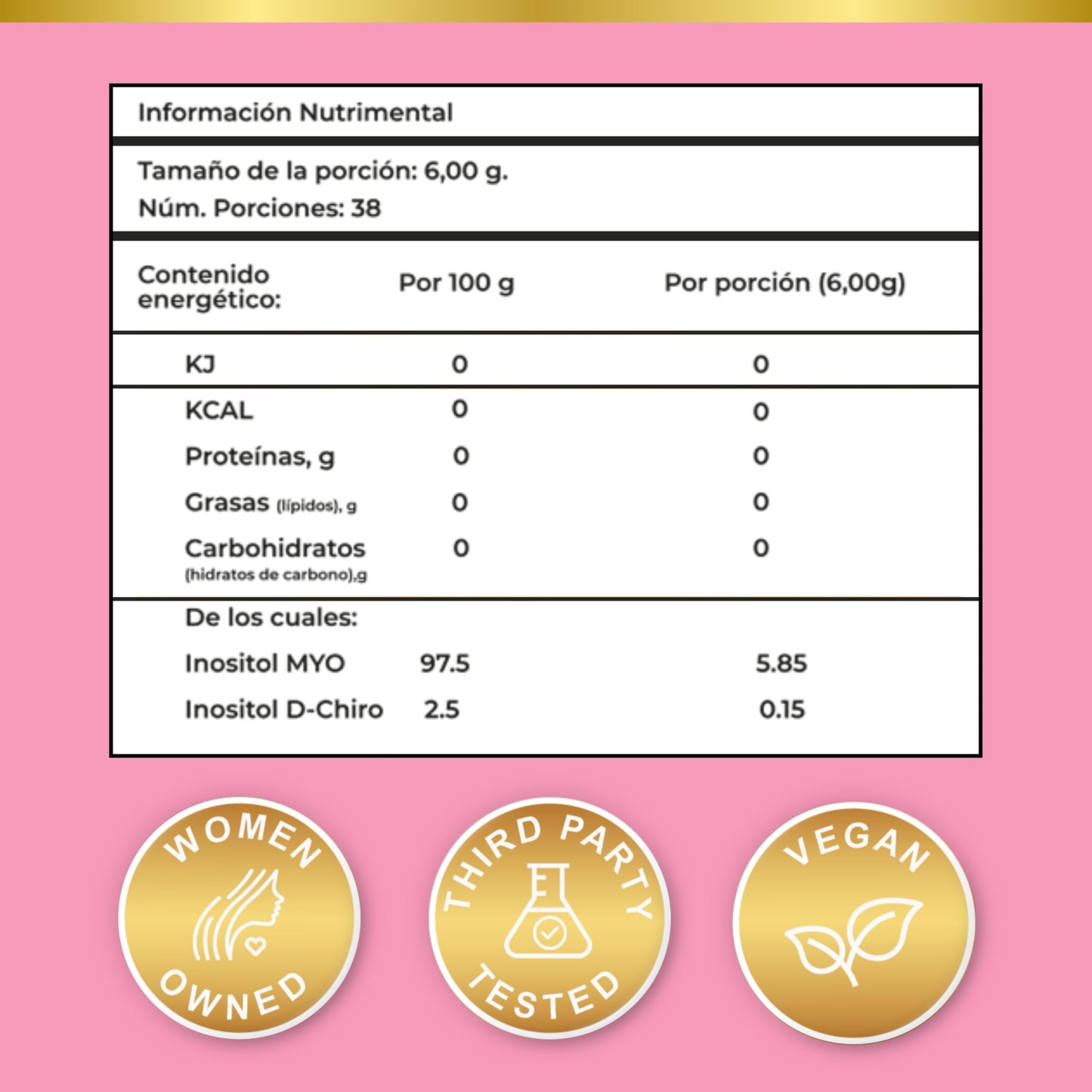Bikini Burn Ovatol® | Optimal Mix Inositol Myo & D-Chiro with 40:1 Ratio