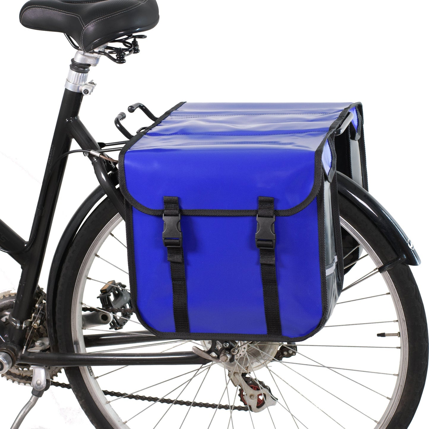 BikyBag Classic CW - Waterproof Bicycle Double Panniers (Blue)