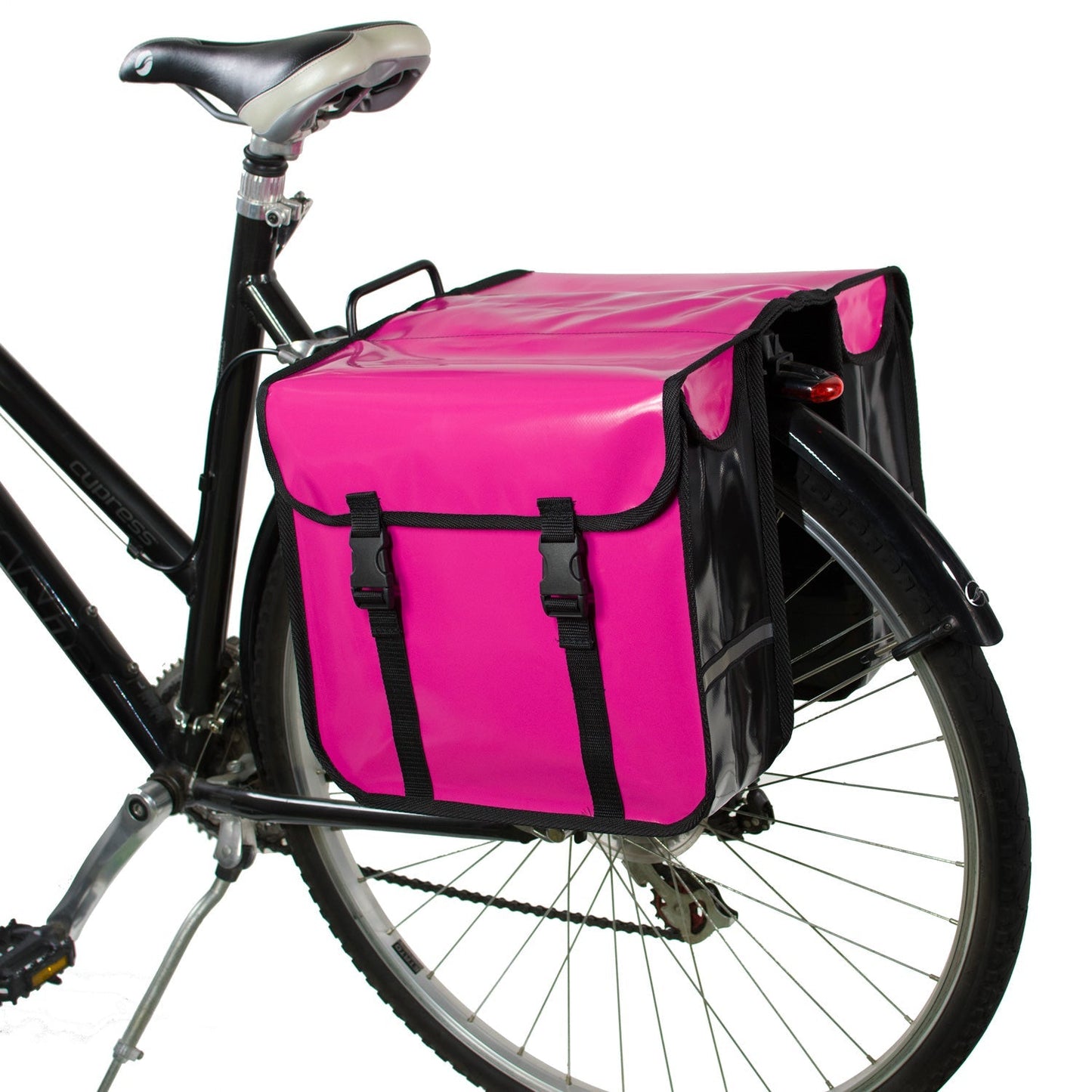 BikyBag Classic CW - Waterproof Bicycle Double Panniers (Pink)
