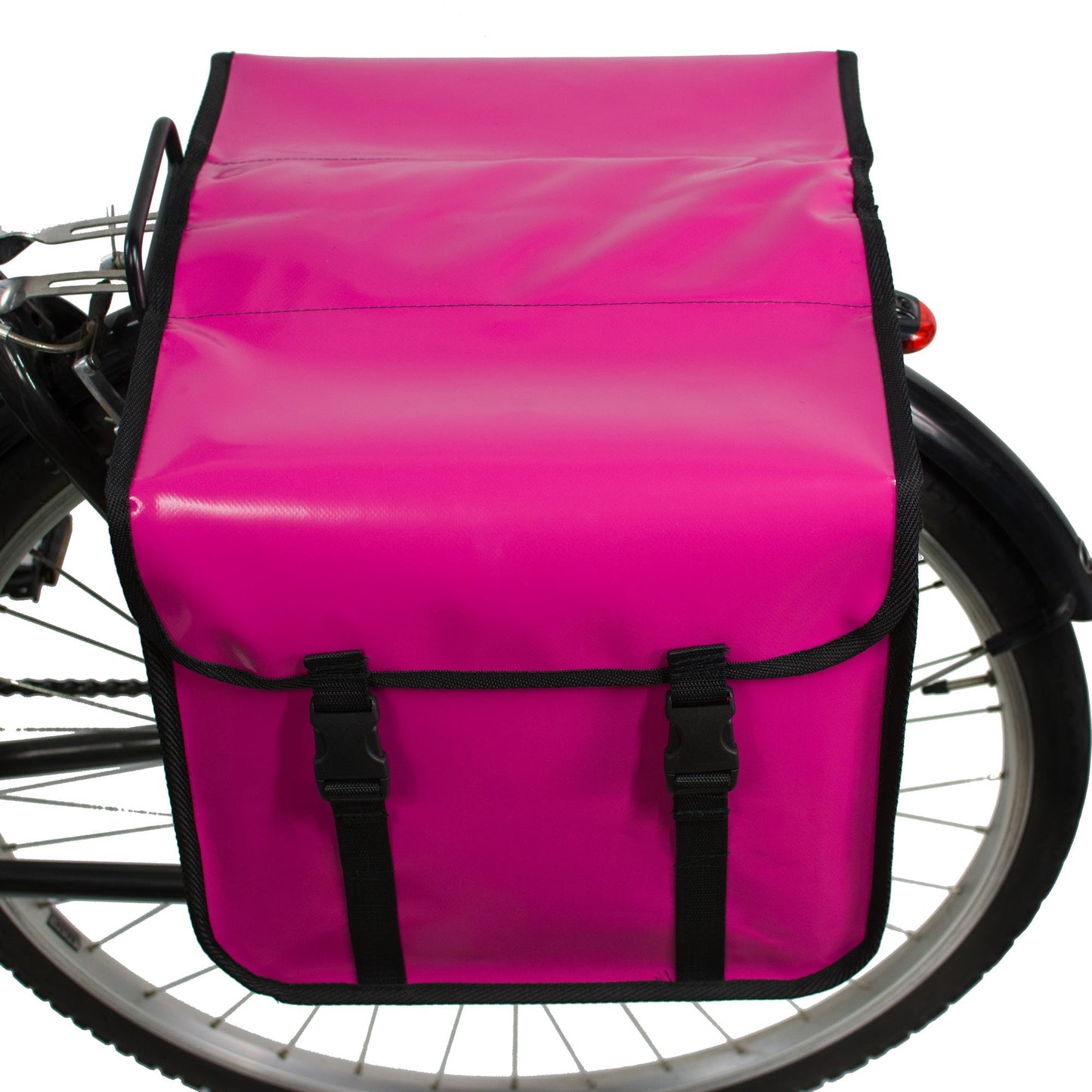 BikyBag Classic CW - Waterproof Bicycle Double Panniers (Pink)