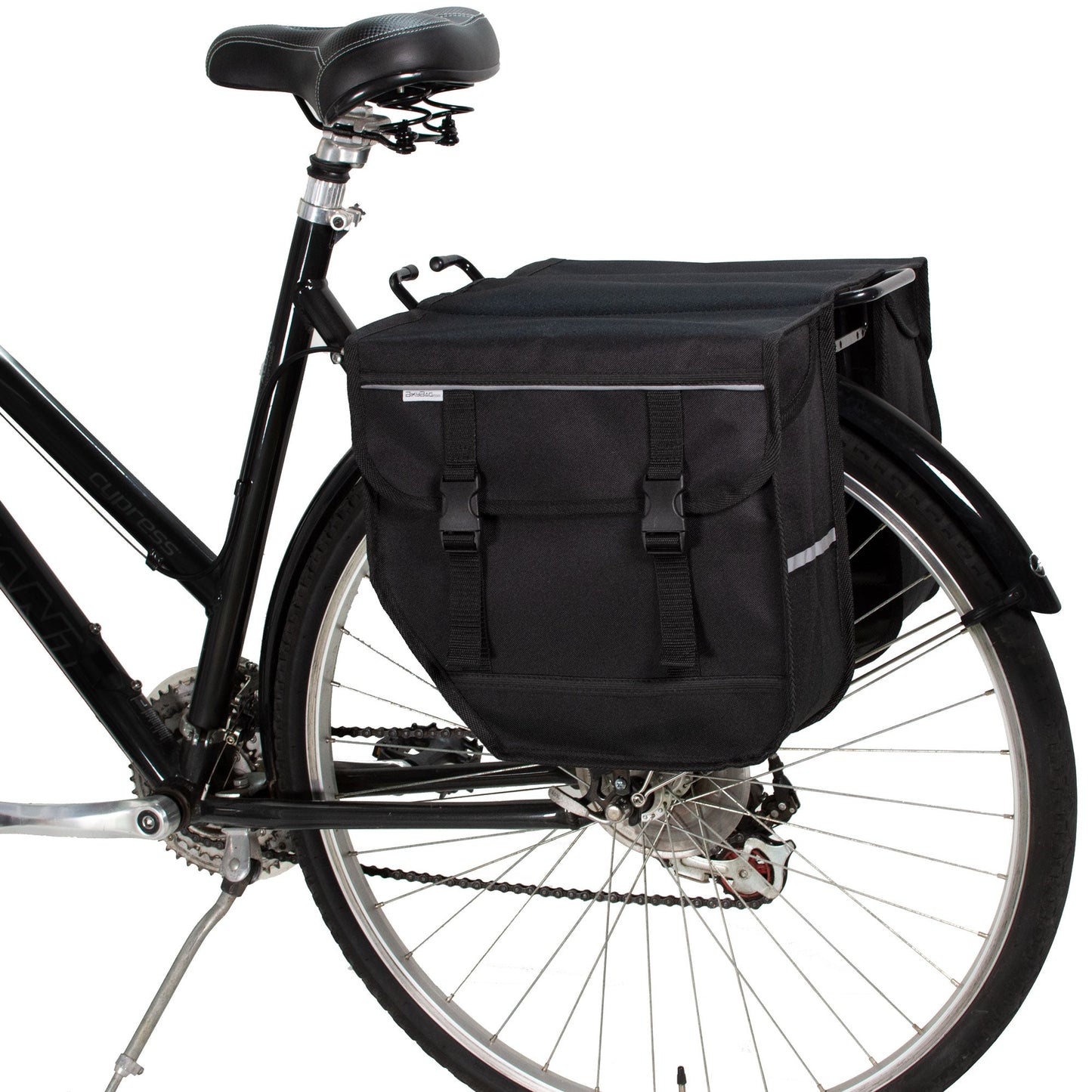 BikyBag Model M  - Bicycle Double Panniers (Black)