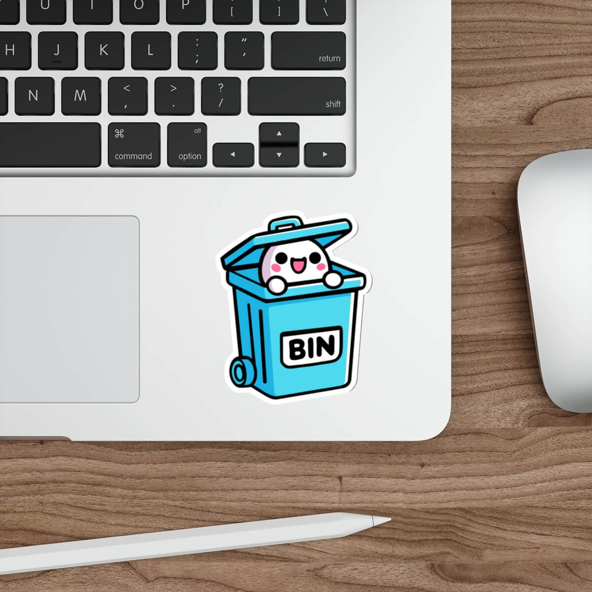 Bin Creature Cartoon Sticker