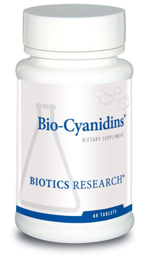 Biotics Bio Cyanidins OPC – Radiant Skin, Antioxidant Support & Heart Health, Pine Polyphenols, 60 Tablets