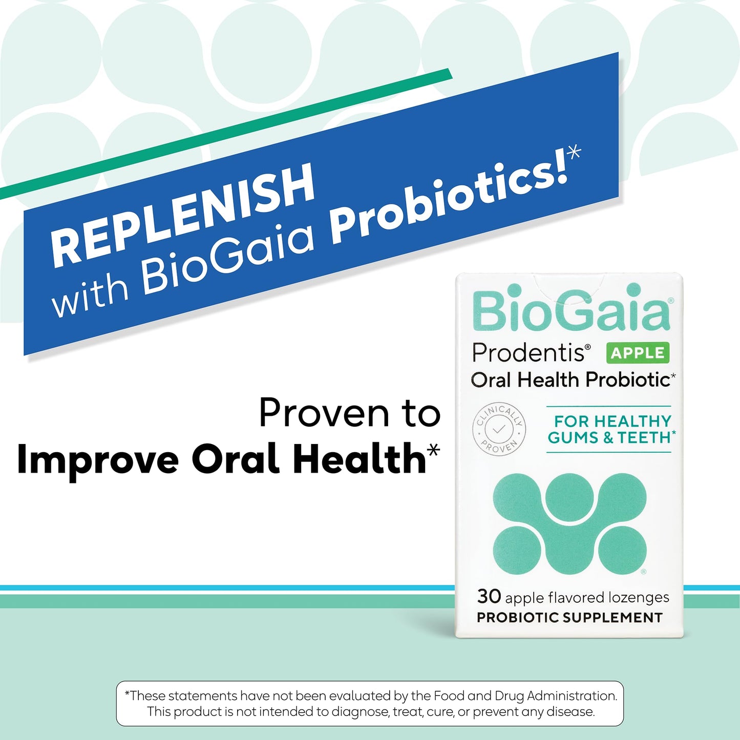 BioGaia Prodentis 3-Pack Bundle | Apple-Flavored Oral Probiotics