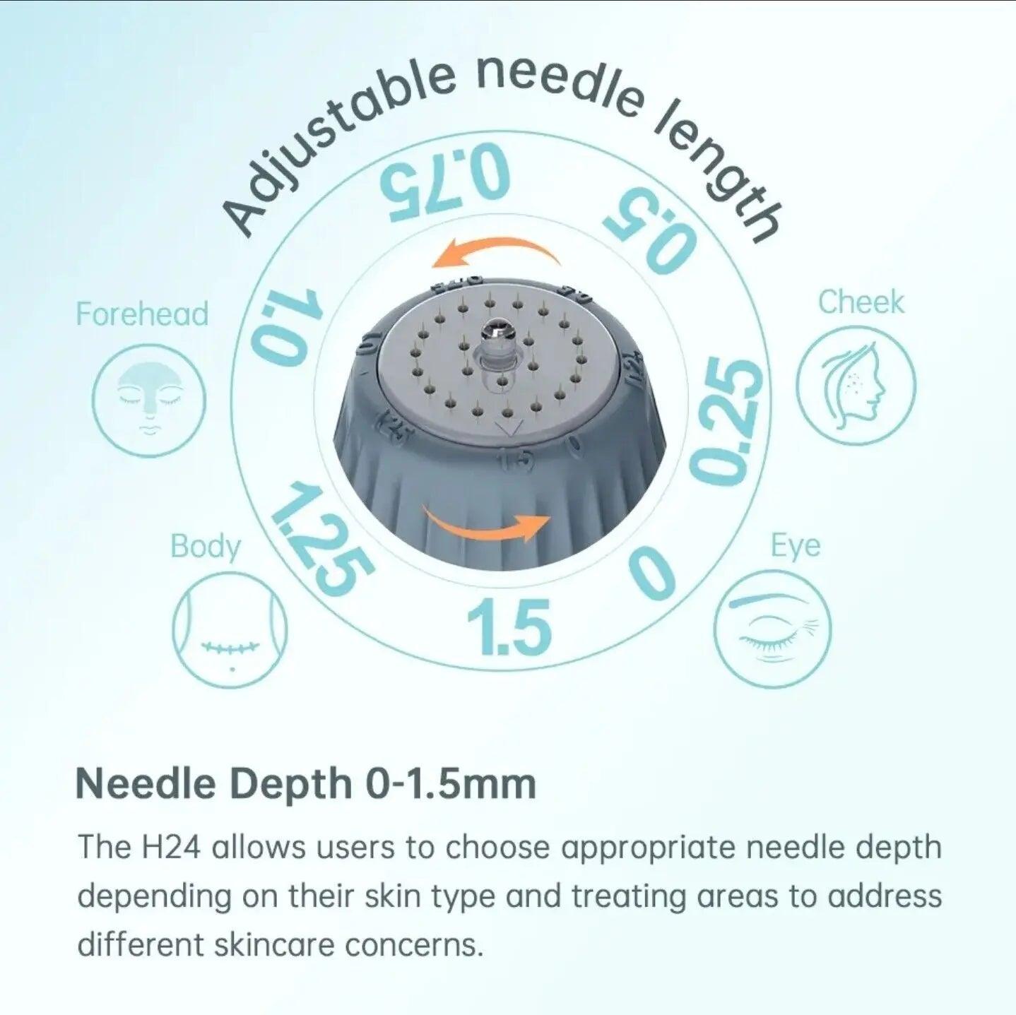 Ammuri Aesthetic Derma Roller System - At Home Microneedling Device