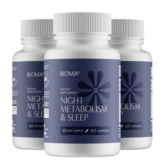 BIOMA Night Metabolism & Sleep – Sleep Support & Metabolism Boost, 3 Pack
