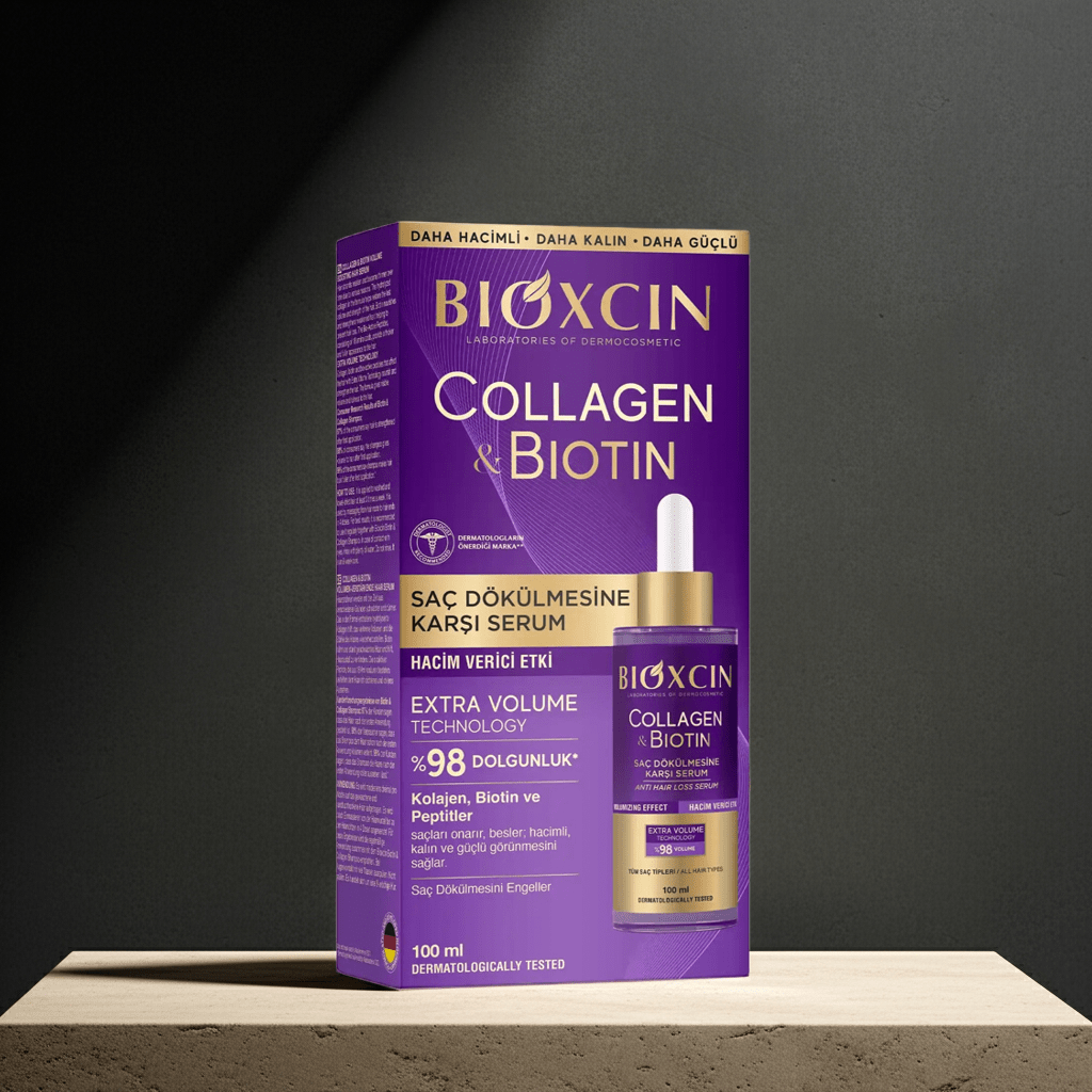 Bioxcin Collagen & Biotin Anti-Hair Loss Volumising Serum for Thinning Hair