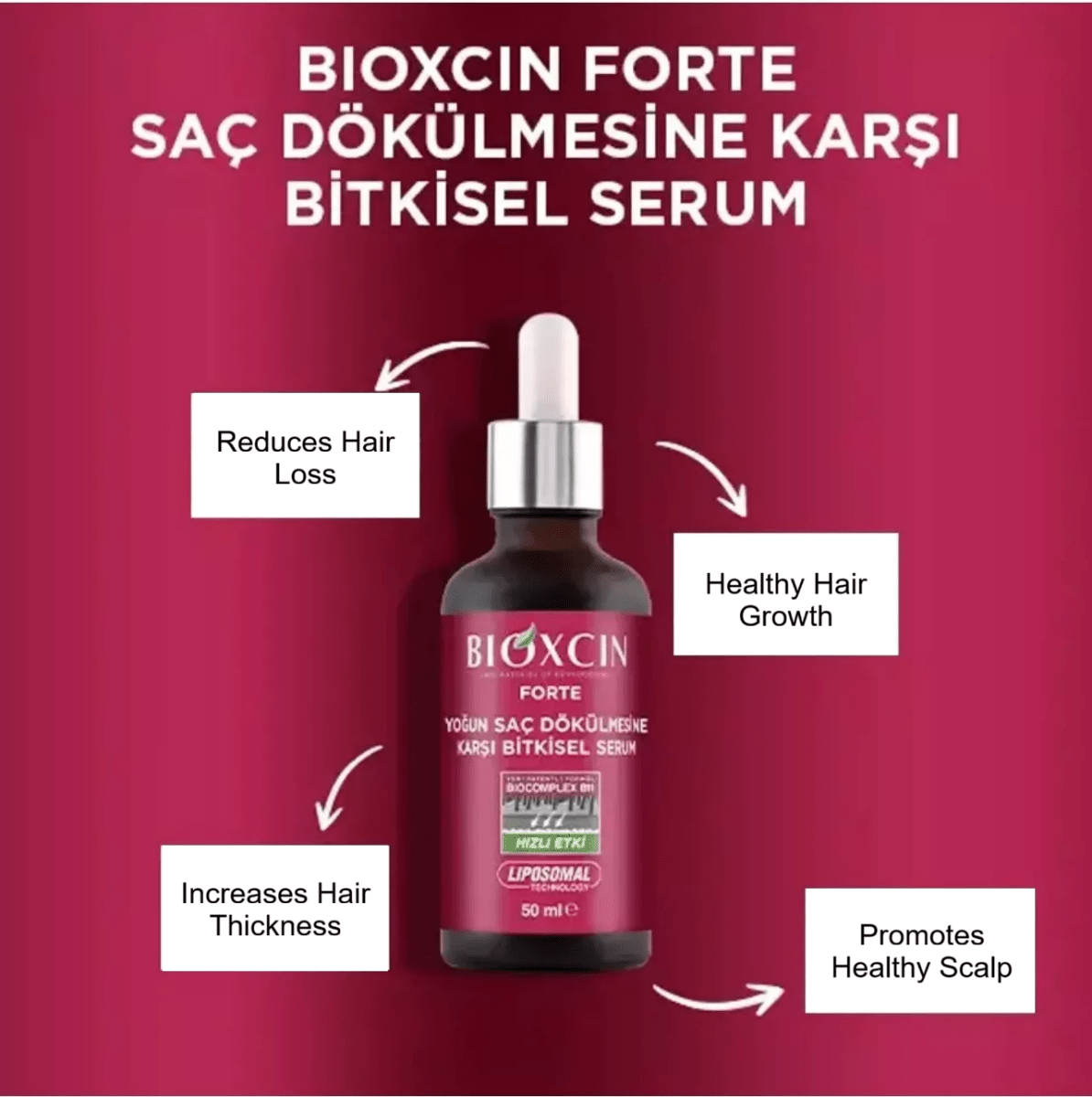 Bioxcin Dermagen Forte Intensive Hair Loss Serum for Thinning Hair
