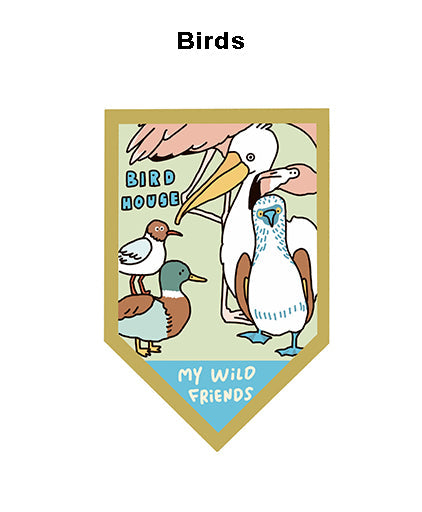 A Gator Life | Bird Insect Embroidery Brooch Badge