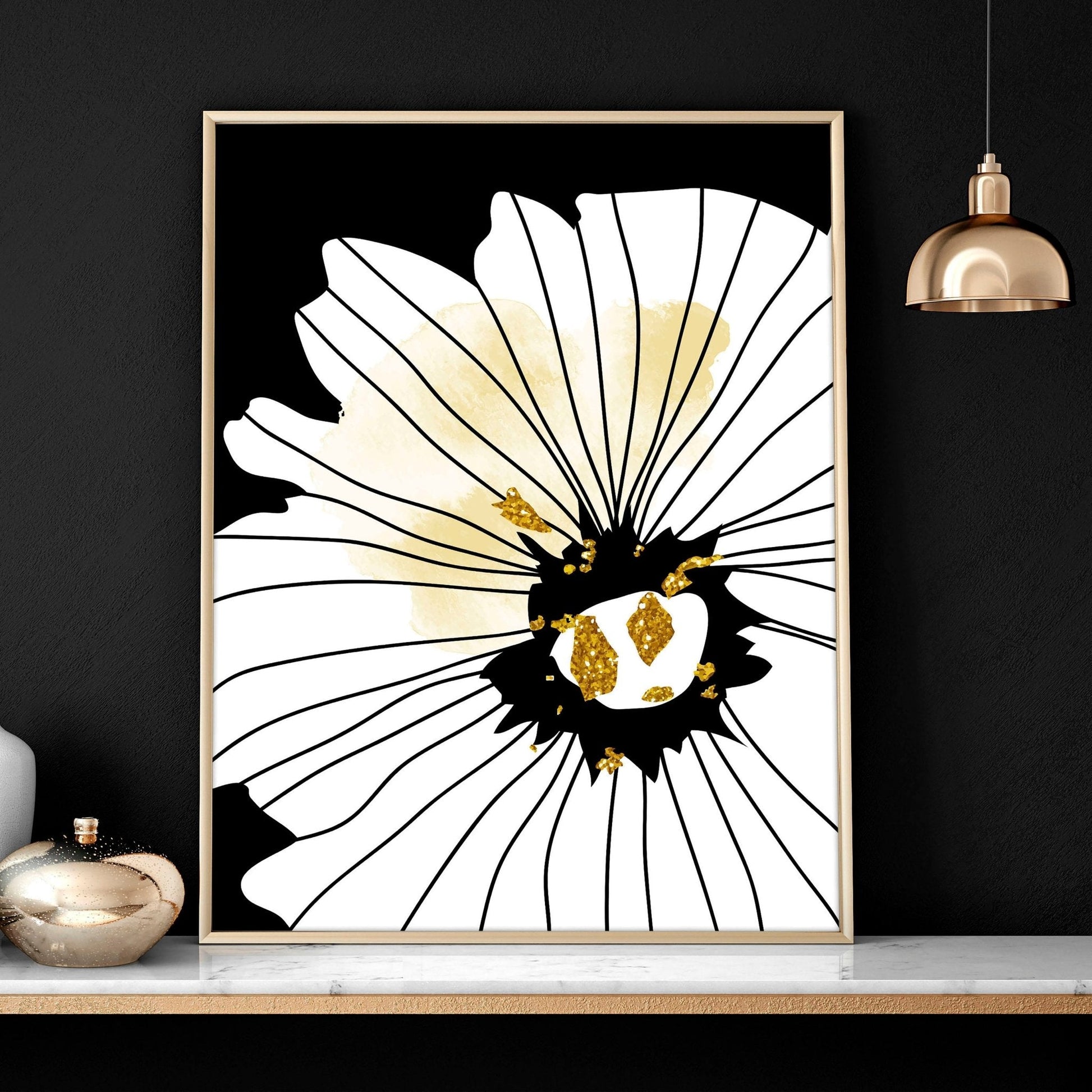 Black and white prints set of 3 |  framed wall art prints
