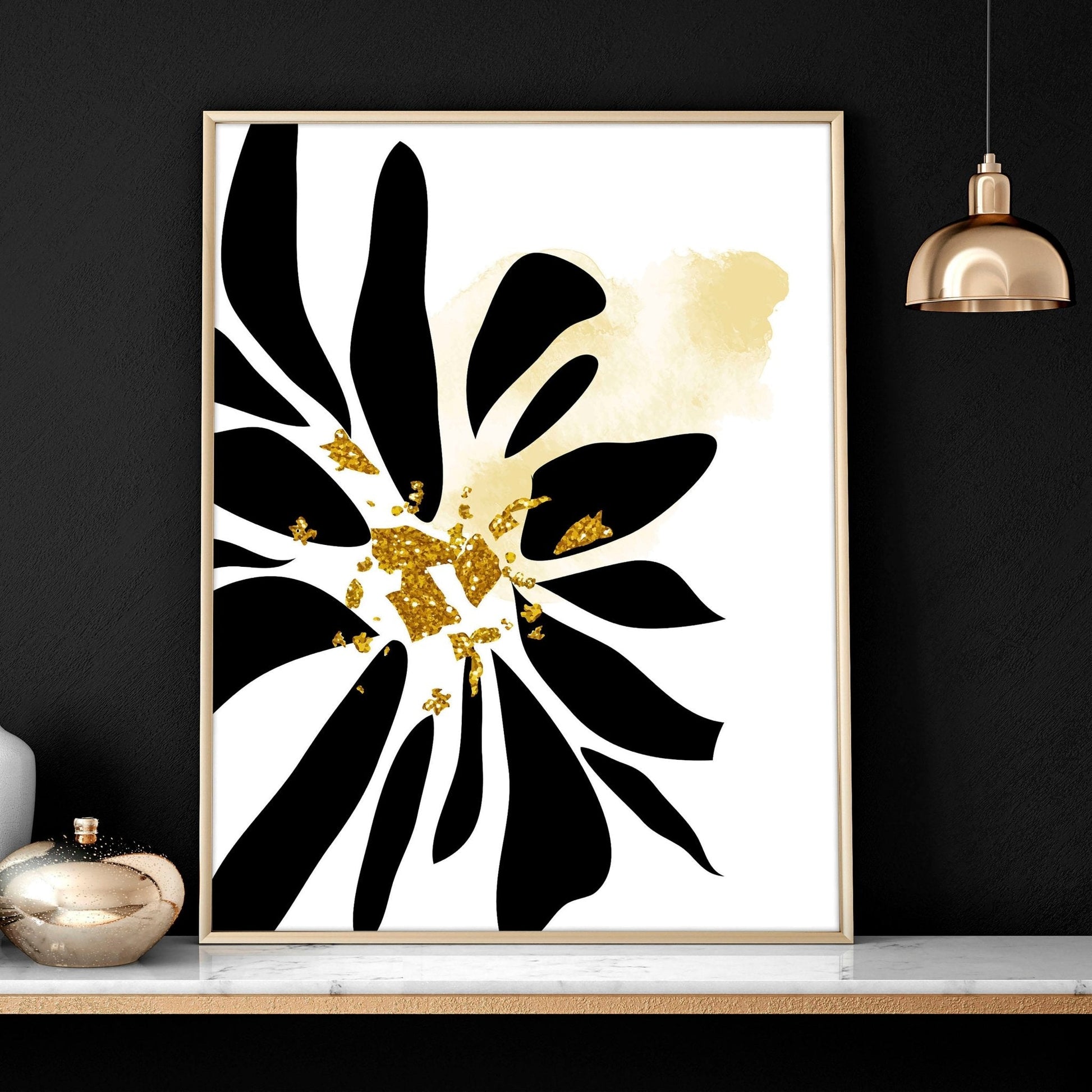 Black and white prints set of 3 |  framed wall art prints