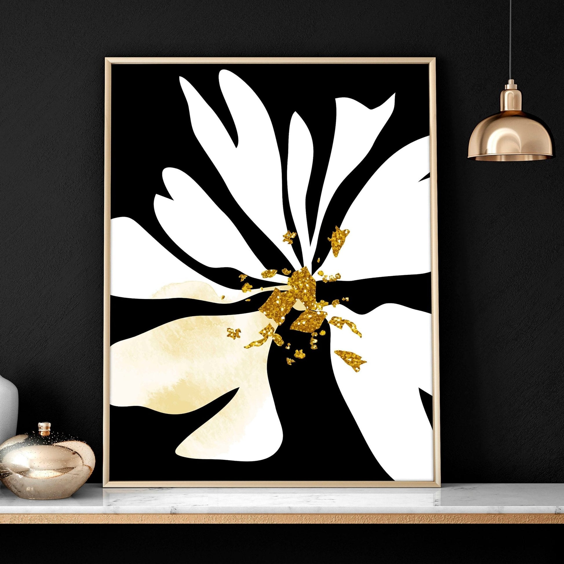 Black and white prints set of 3 |  framed wall art prints