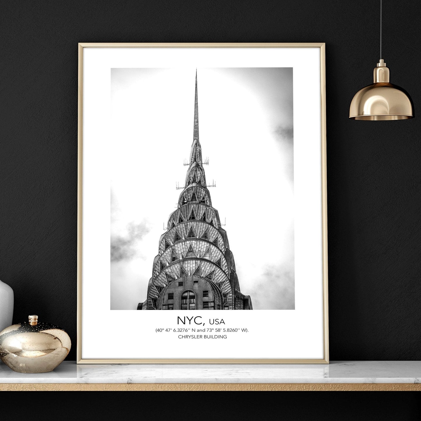 Black and white prints | set of 3 Manhattan wall art
