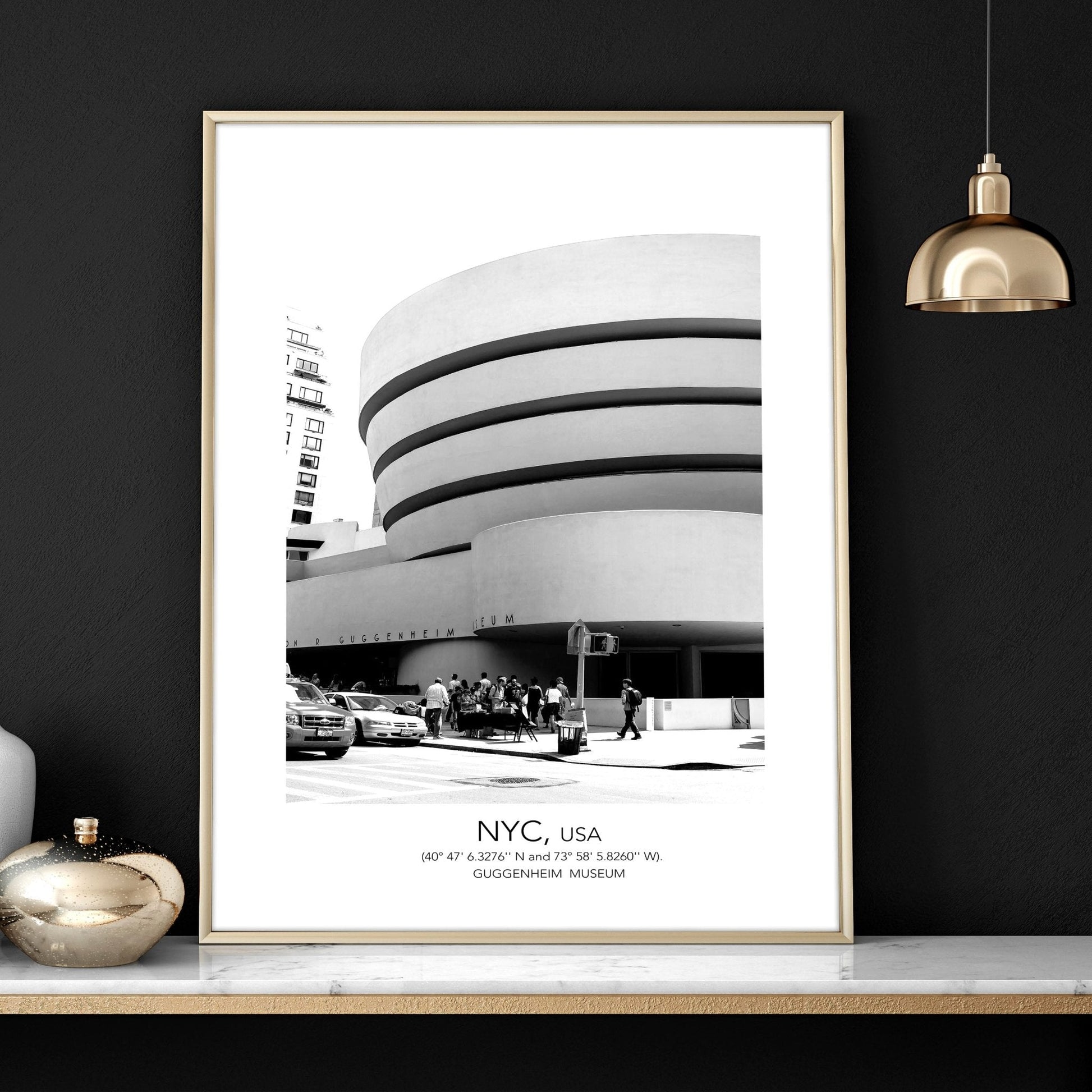 Black and white prints | set of 3 Manhattan wall art