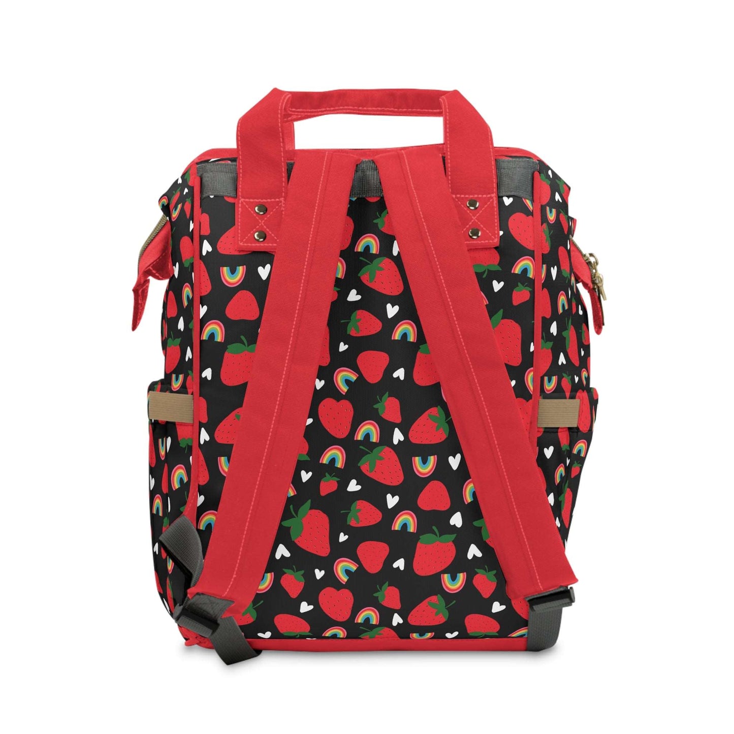 Black Baby Changing Backpack Bag - Rebel Berries
