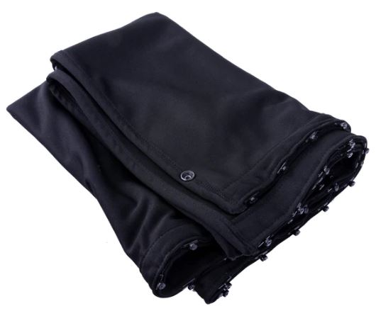 For Vauxhall Movano Premium Window Curtains - Black/Black - Custom Bundle Option | Van-X