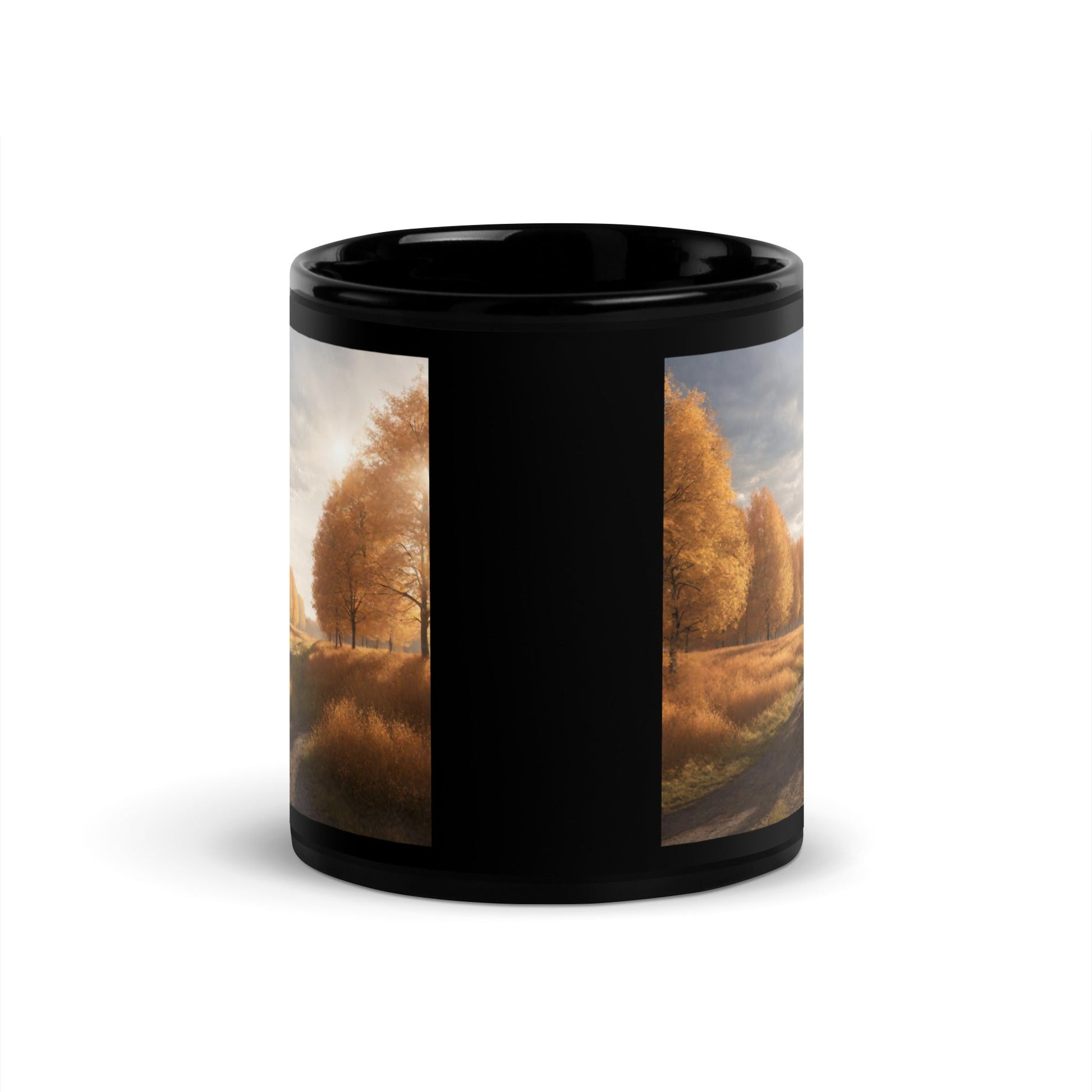 Black Glossy Mug